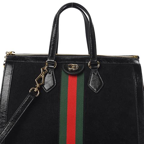 gucci ophidia small suede tote bag|Gucci ophidia shoulder bag black.